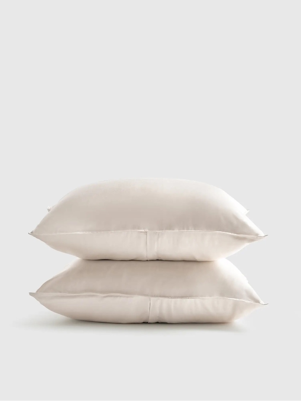 NWOT Quince Organic Bamboo Sham Set In Sand Beige - 2 King Shams